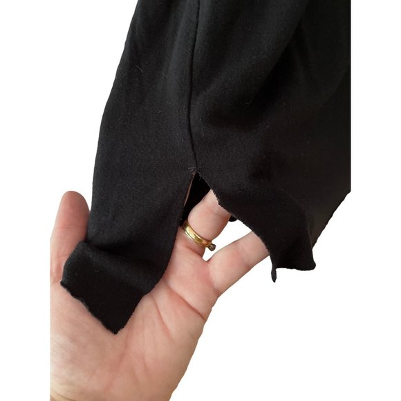 Excuse Me I Have To Go Be Awesome Short Sleeve T-Shirt black with pocket raw hem - Picture 3 of 5